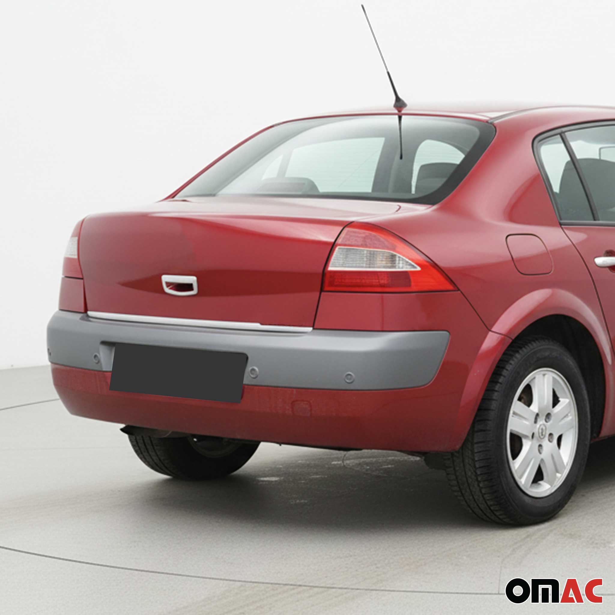 Kofferraumleiste Heckleiste für Renault Scenic 2003-2009 Untere Chrom Edelstahl