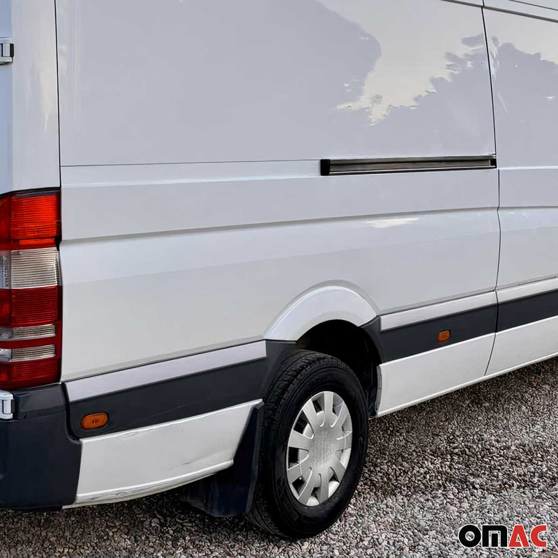 Seitentürleiste Türschutz für Mercedes Sprinter W906 2006-2018 L4 Langer Chrom