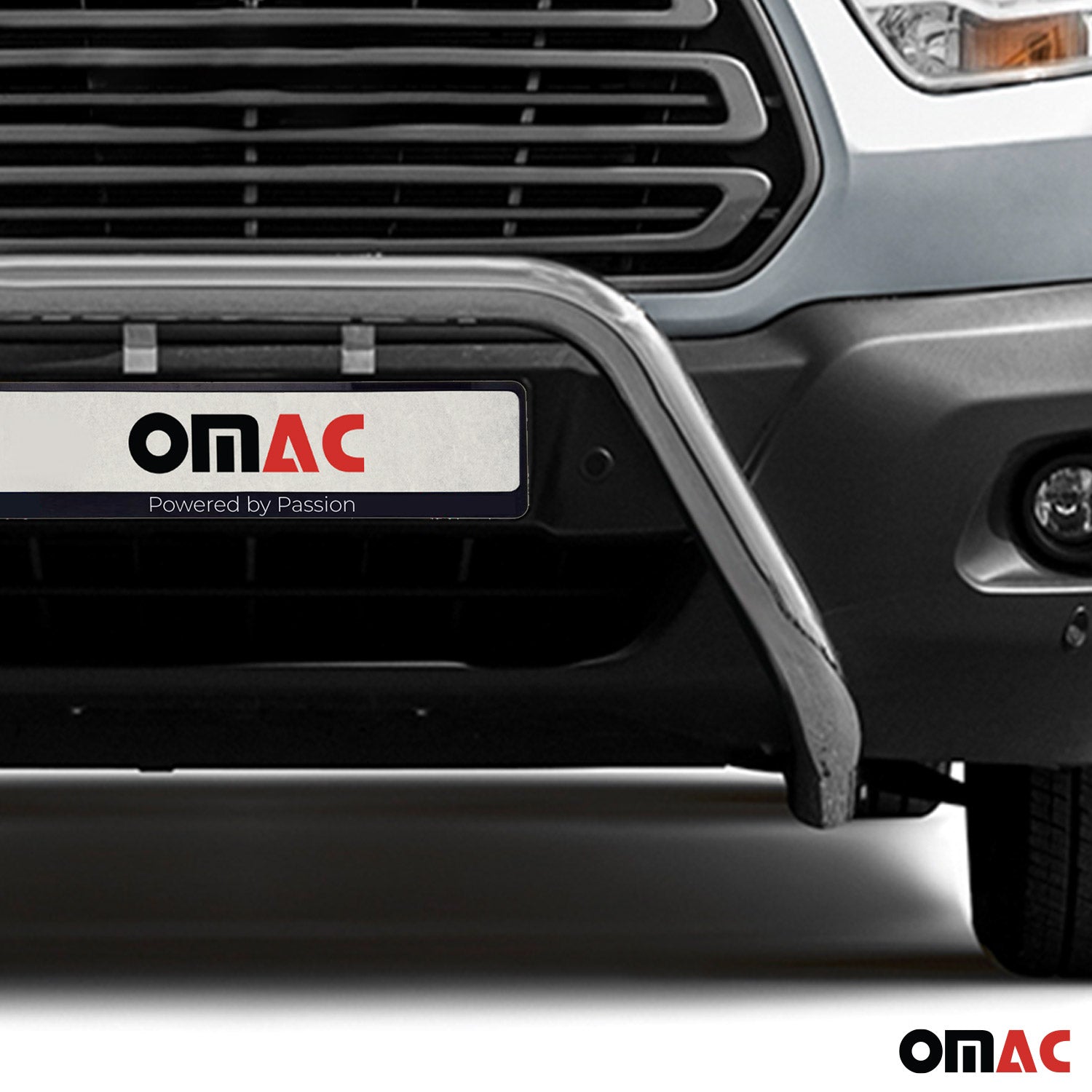 Frontbügel Frontschutzbügel für Ford Transit 2014-2025 mit ABE Silber Rammschutz