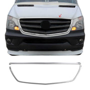 Kühlergrill Leiste Grillleisten für Mercedes Sprinter 2006-18 Edelstahl Chrom 2x