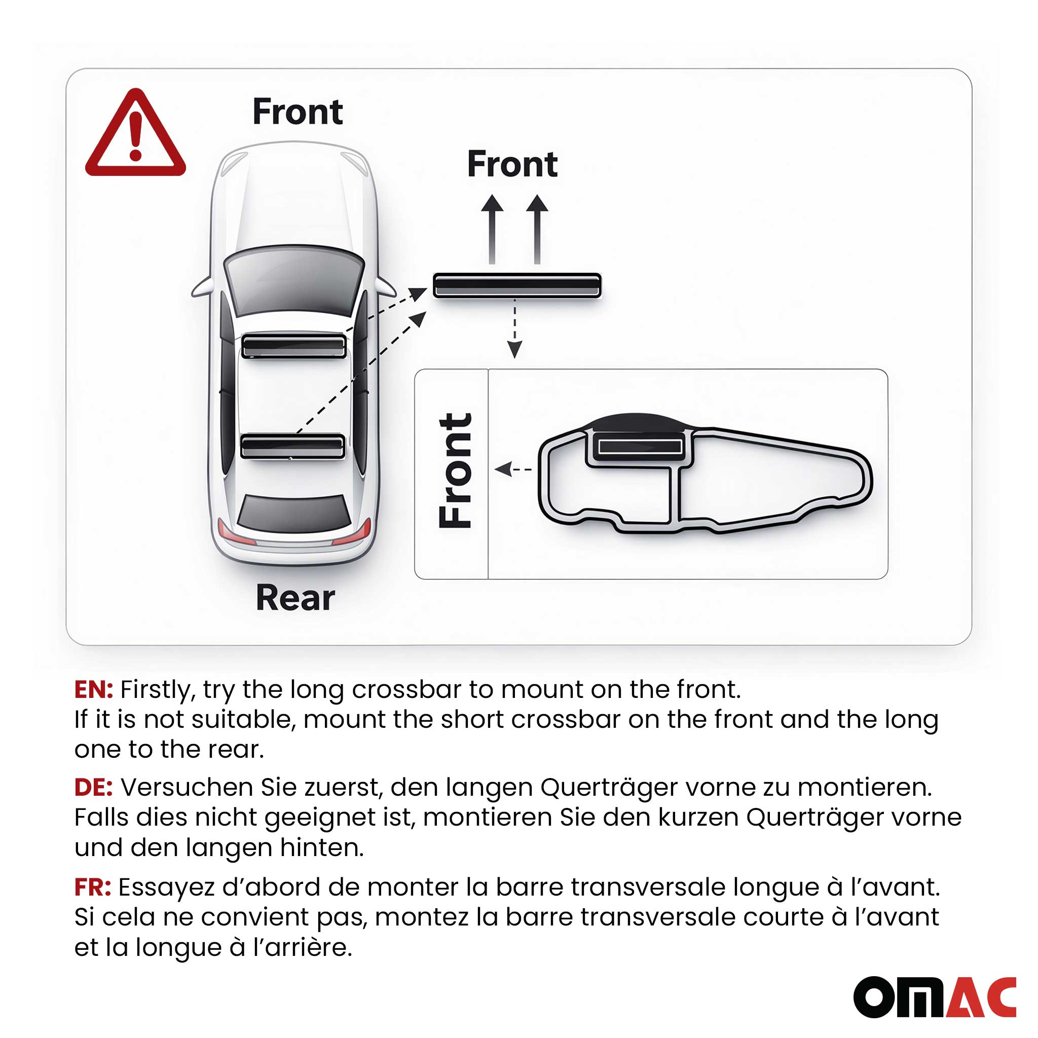 Dachträger Grundtäger für Audi Q3 mk1 2011-2018 75kg Aluminium Schwarz 2 tlg