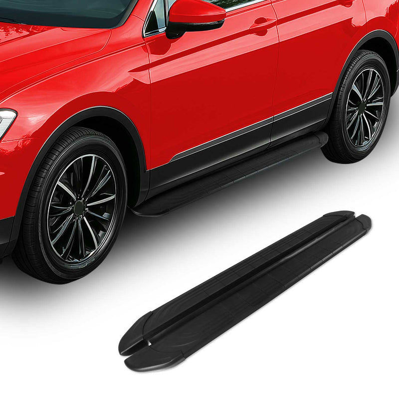 Trittbretter Seitenschweller für Ssangyong Actyon Sport 2007-18 Alu Schwarz