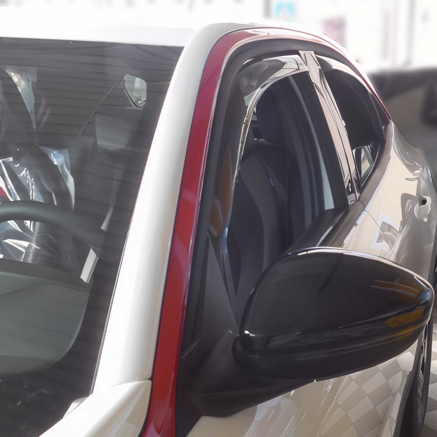 Windabweiser Regenabweiser für Opel Mokka B 2021-2025 Dunkel Acryl 4tlg