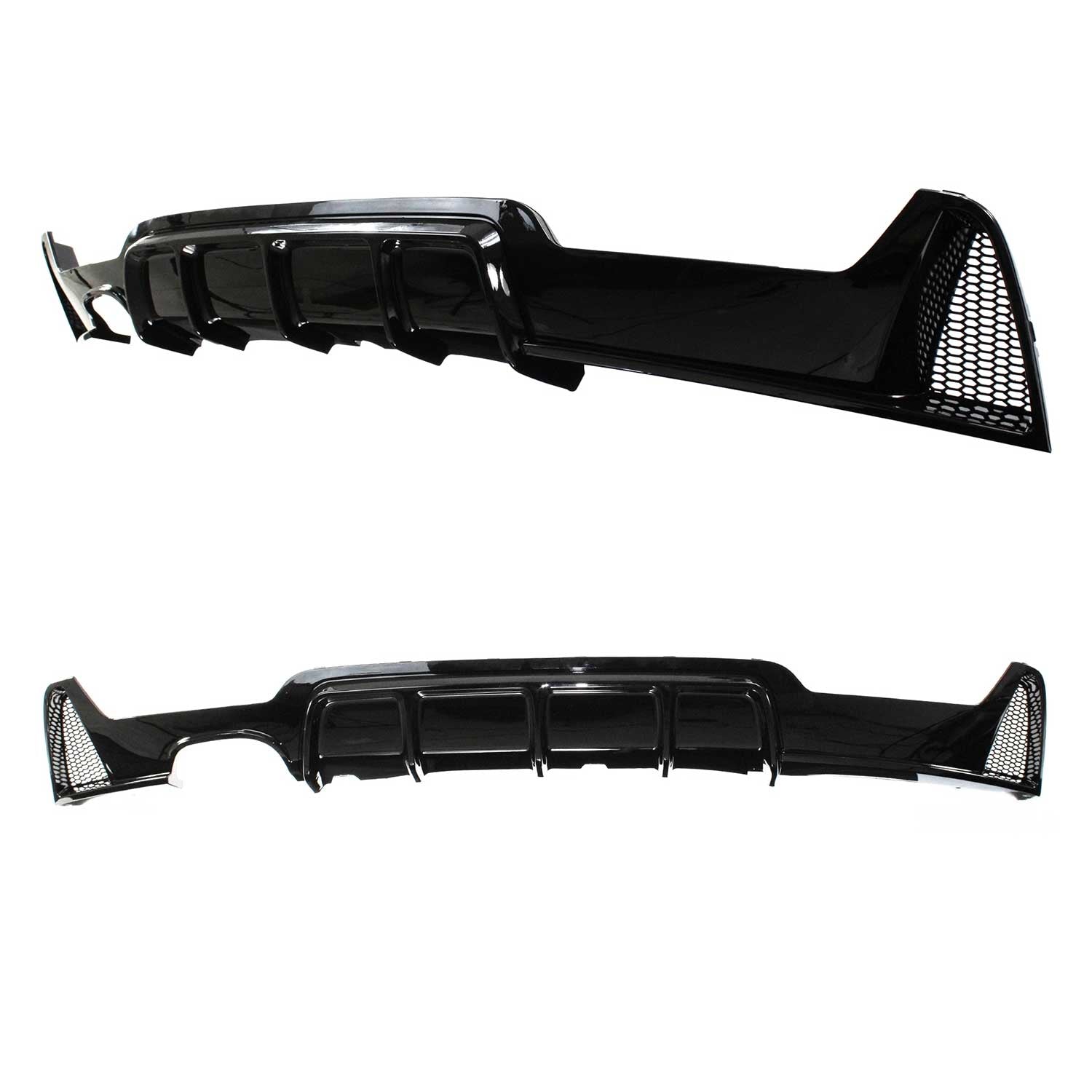 JOM Heckdiffusor Spoilerlippe für BMW 4er F32 F36 Bj 2013-2020 schwarz glänzend