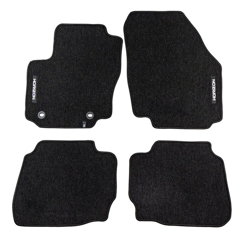 Velours Fußmatten für Ford Mondeo IV 2007-14 Autoteppich Automatten Schwarz 4tlg