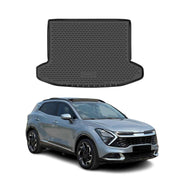 Kofferraummatte Kofferraumwanne für Kia Sportage 2023-2026 Gummi TPE Schwarz