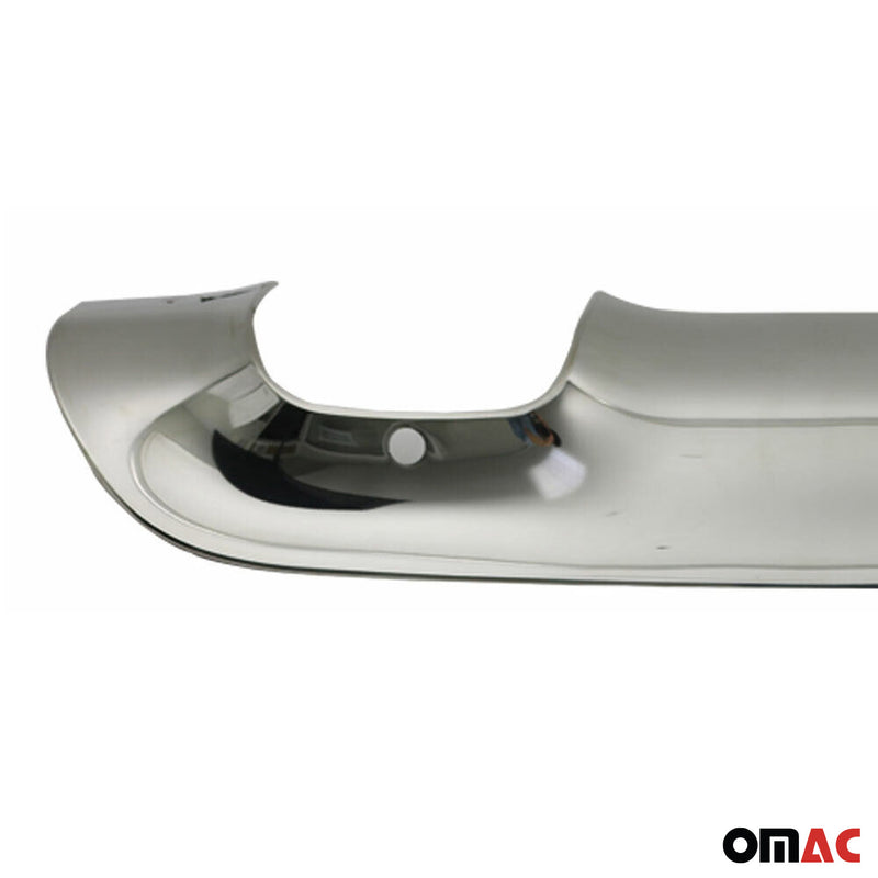 Heckstoßfänger-Diffusor-Zierschutz für Renault Kadjar 2015-2022 Silber Stahl