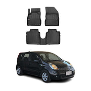 Fußmatten Gummimatten für Nissan Note II E12 2012-2017 Premium Schwarz TPE 3x