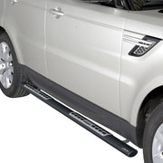 Stahl Seitenschweller Schwellerrohre für Range Rover Sport 2014-2017 Schwarz