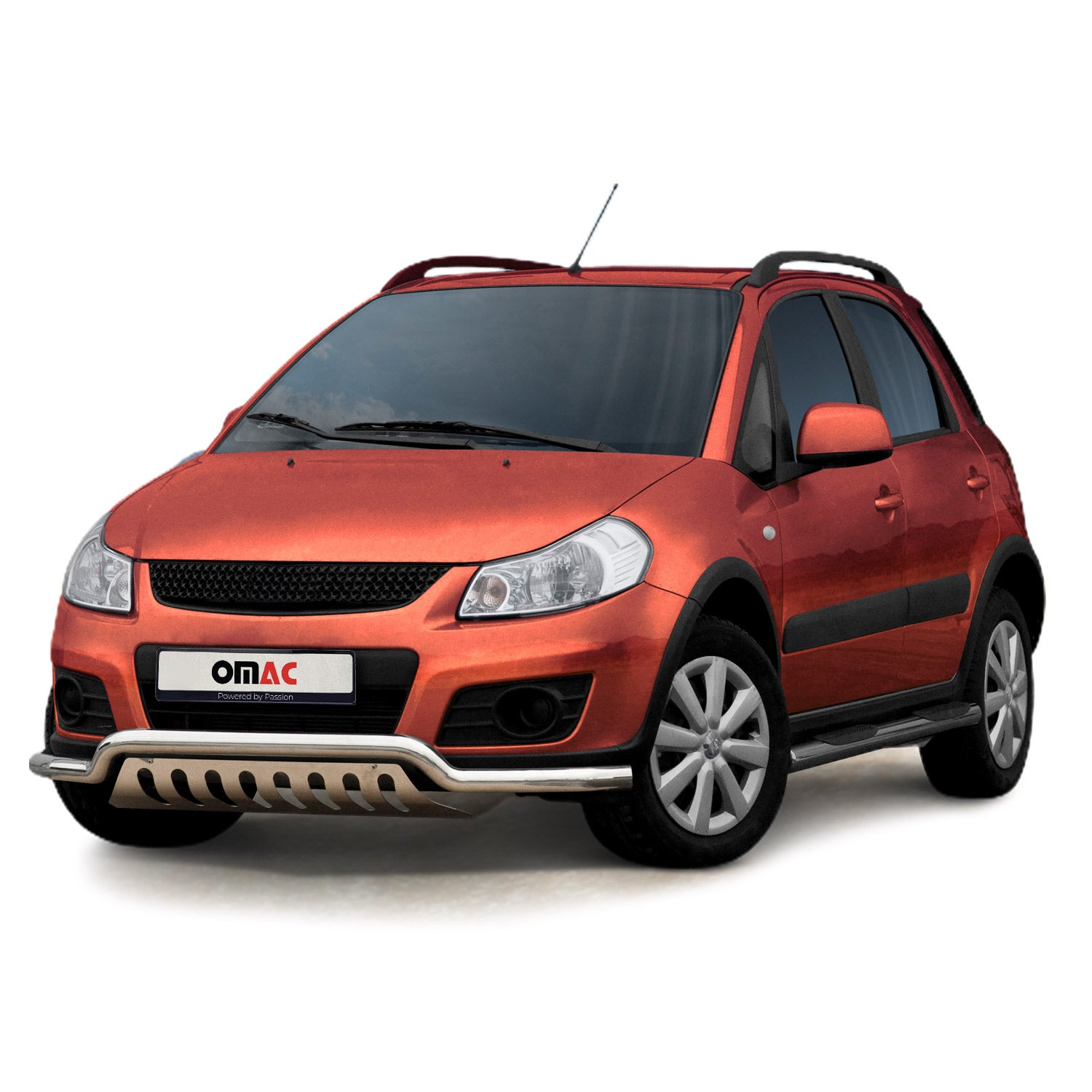 Frontbügel Frontschutzbügel für Suzuki SX4 2006-2013 mit ABE Edelstahl Silber