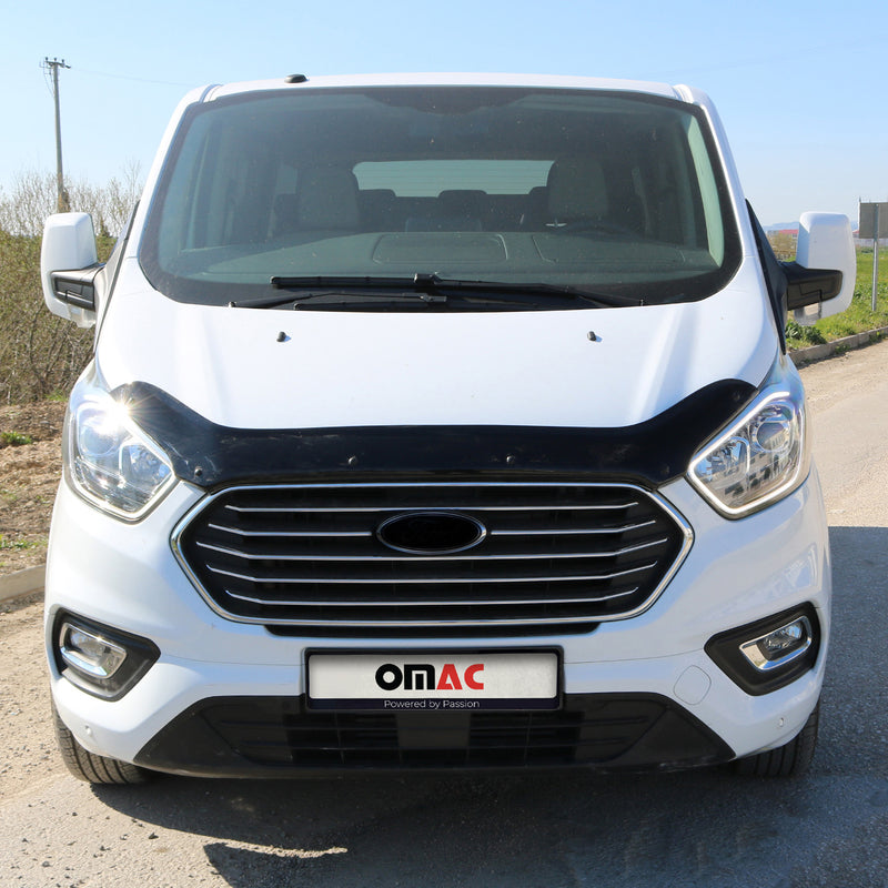 Motorhaube Deflektor Insekten für Ford Transit Tourneo Custom 2018-2024 Dunkel