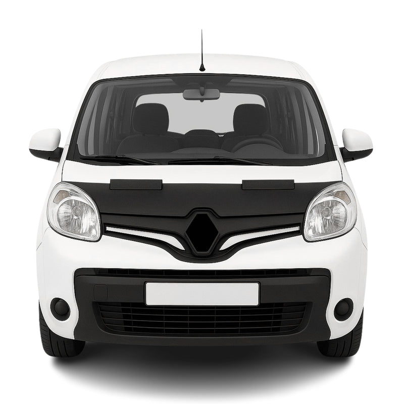 Haubenbra Steinschlagschutz Bonnet Bra für Renault Kangoo 2013-2018 Schwarz Halb