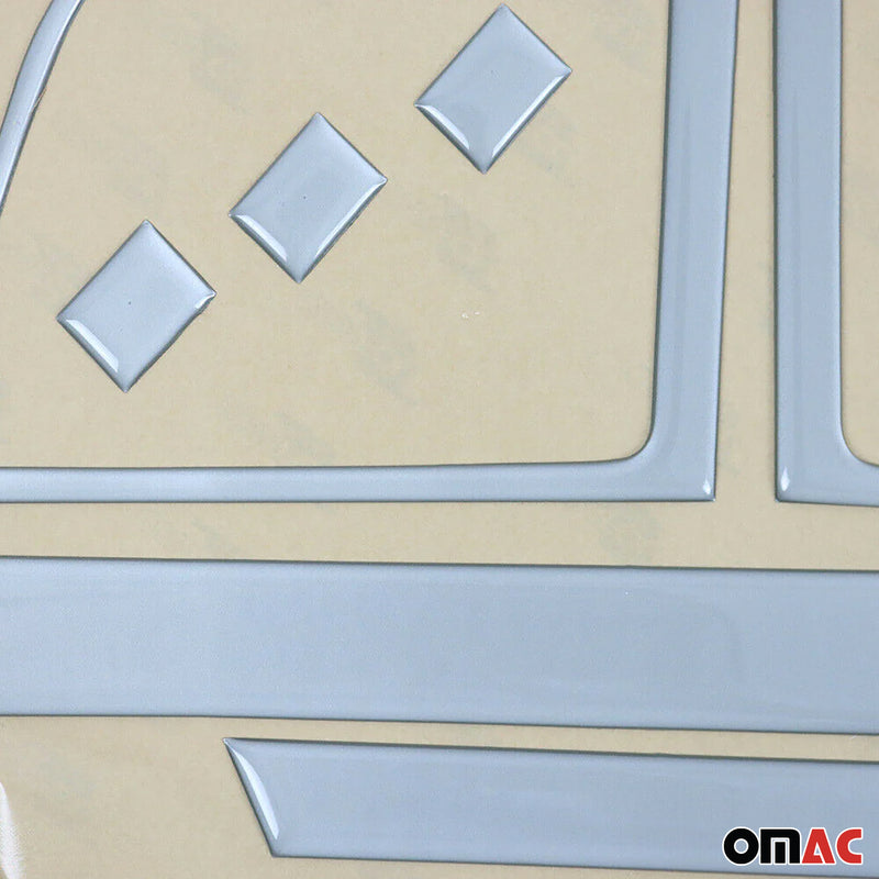 Innenraum Dekor Cockpit für VW Golf 2008-2013 Aluminium Optik 15tlg