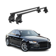 Menabo Dachträger Grundtäger für Audi A4 B8 Limo 2012-2015 FL 50kg Stahl Schwarz