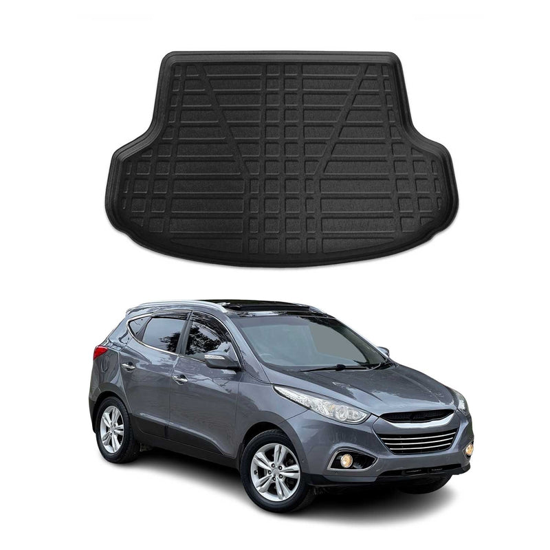 Kofferraumwanne Laderaumwanne für Hyundai ix35 2010-2015 Gummi TPE Schwarz
