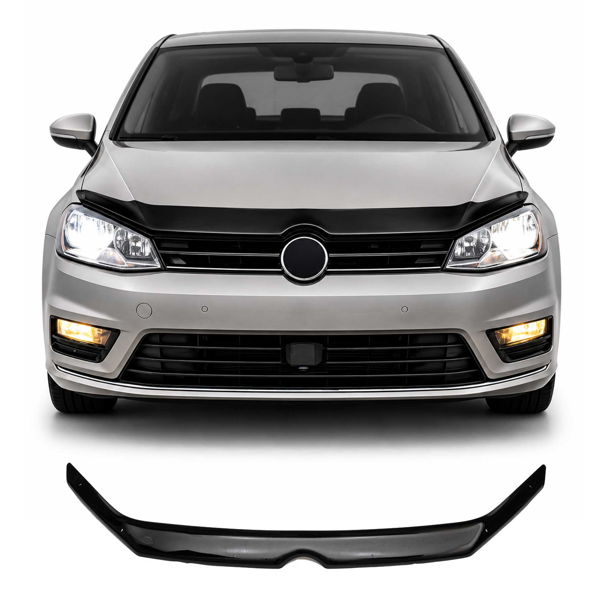Motorhaube Deflektor Insekten Steinschlagschutz für VW Golf Mk7 2012-2019
