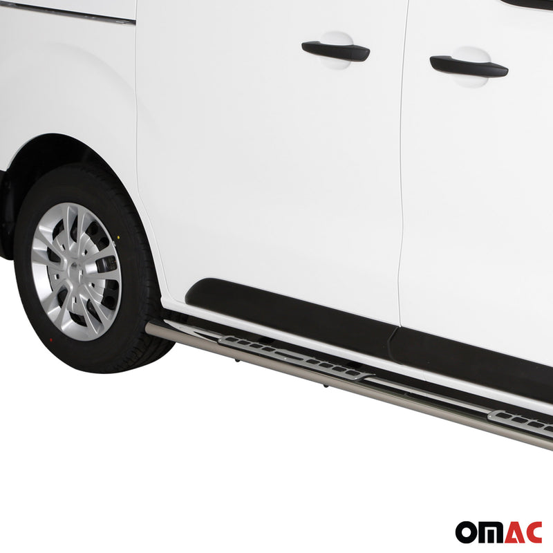 Stahl Seitenschweller Schwellerrohre für Peugeot Expert 2016-2025 L1 Kurzer Grau