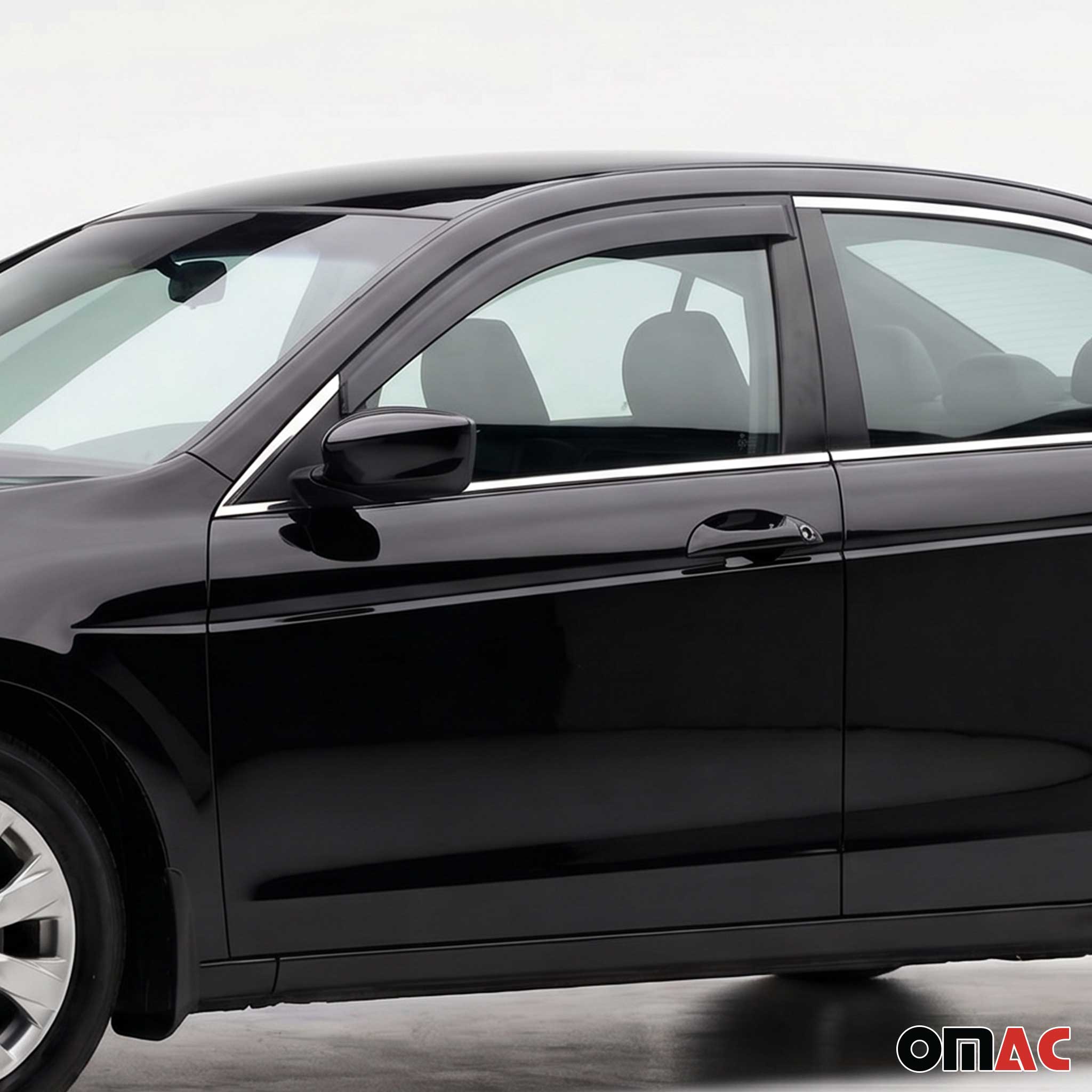 Windabweiser Regenabweiser für Honda Accord 2008-2015 Limo Dunkel Acryl 2tlg
