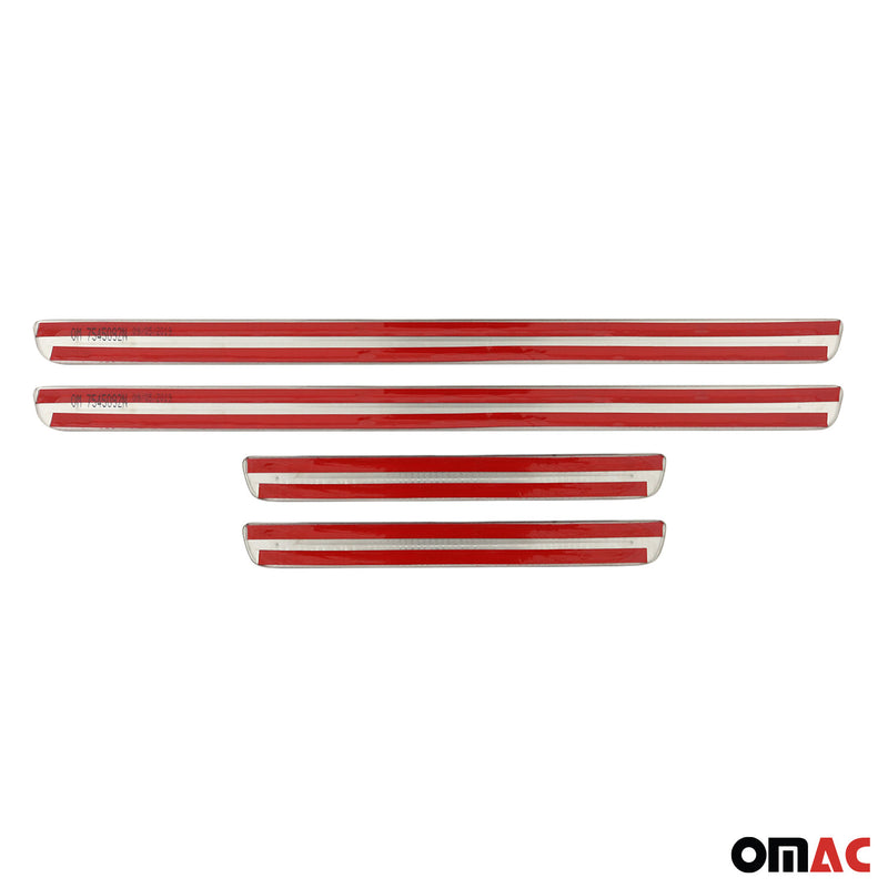 Einstiegsleisten Türschweller für VW Caddy 2015-2025 Edelstahl Silber 4tlg