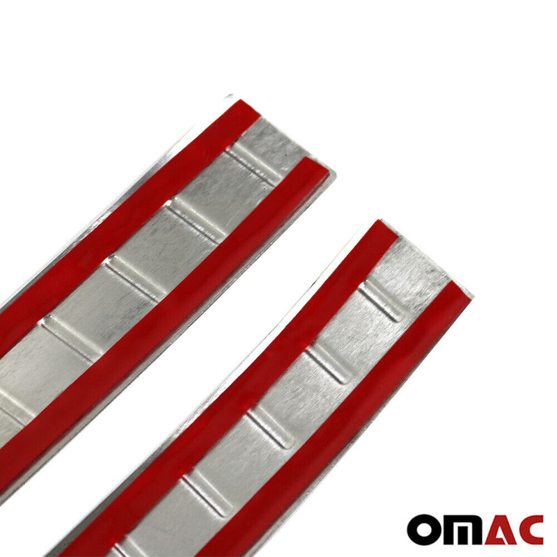 Innen Ladekantenschutz Stoßstange für Opel Crossland X 2021-2025 Edelstahl 2tlg