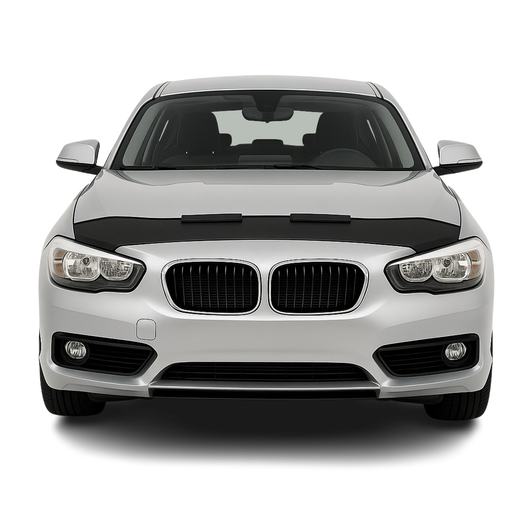 Haubenbra Steinschlagschutz für BMW 1er F20 F21 2011-2024 Schwarz Halb