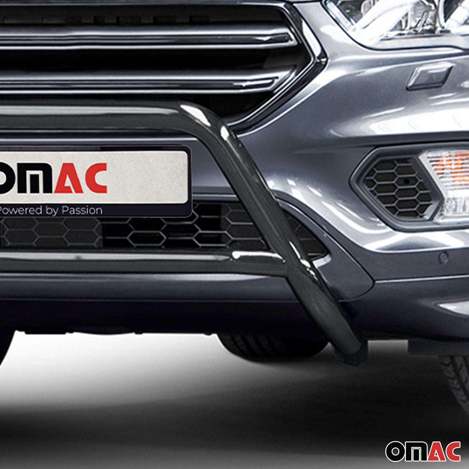 Frontbügel Frontschutzbügel für Ford Kuga II 2017-2019 FL ABE Stahl Schwarz