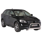 Edelstahl Seitenschweller Schwellerrohre für Volvo XC60 2014-2017 Schwarz
