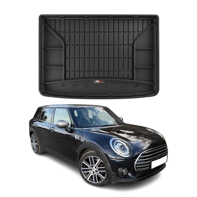 OMAC Gummi Kofferraumwanne für Mini Clubman 2015-2025 TPE Laderaumwanne Schwarz