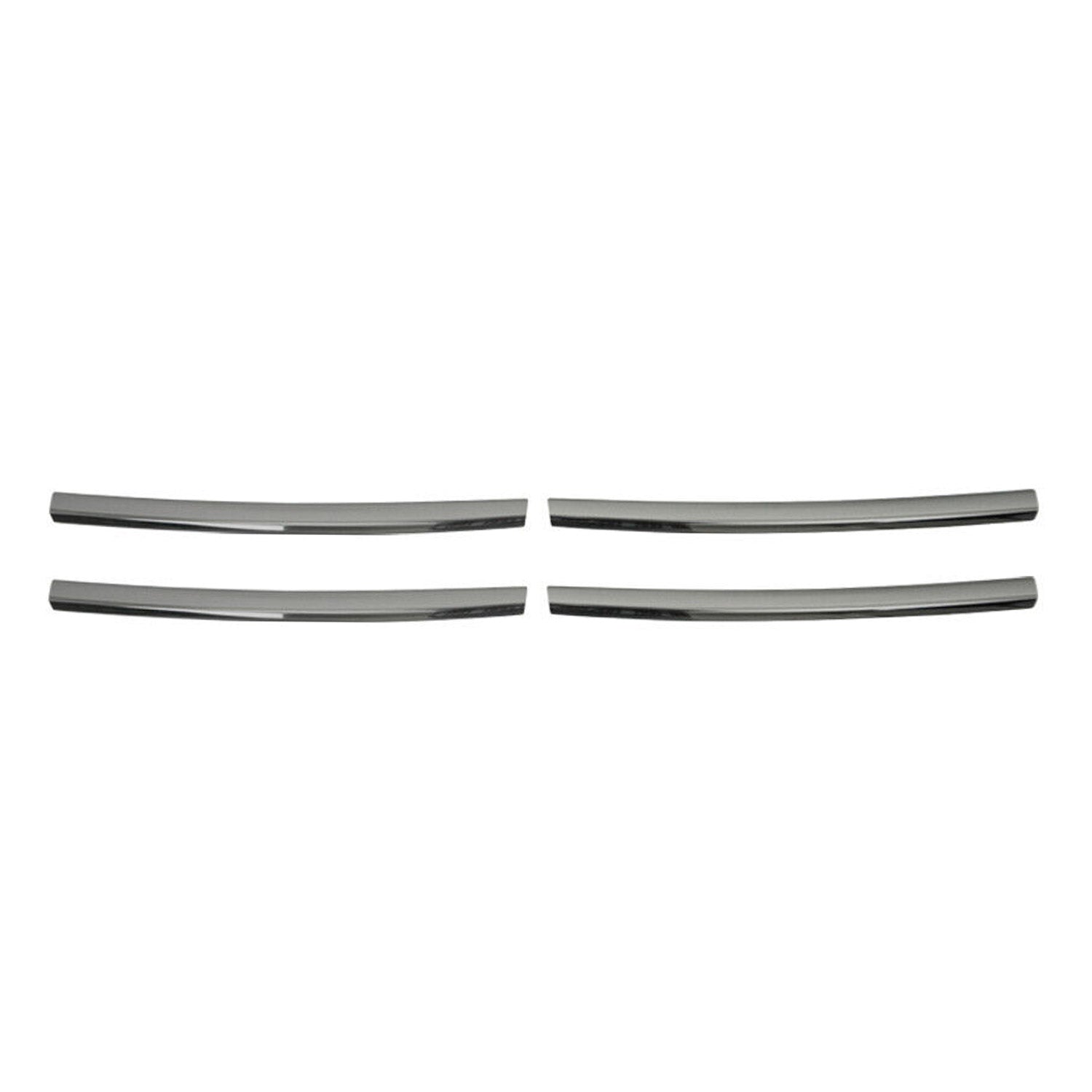 Kühlergrill Grillleisten für VW T6 Transporter 2015-19 Pre-FL Dunkel Chrom 4x