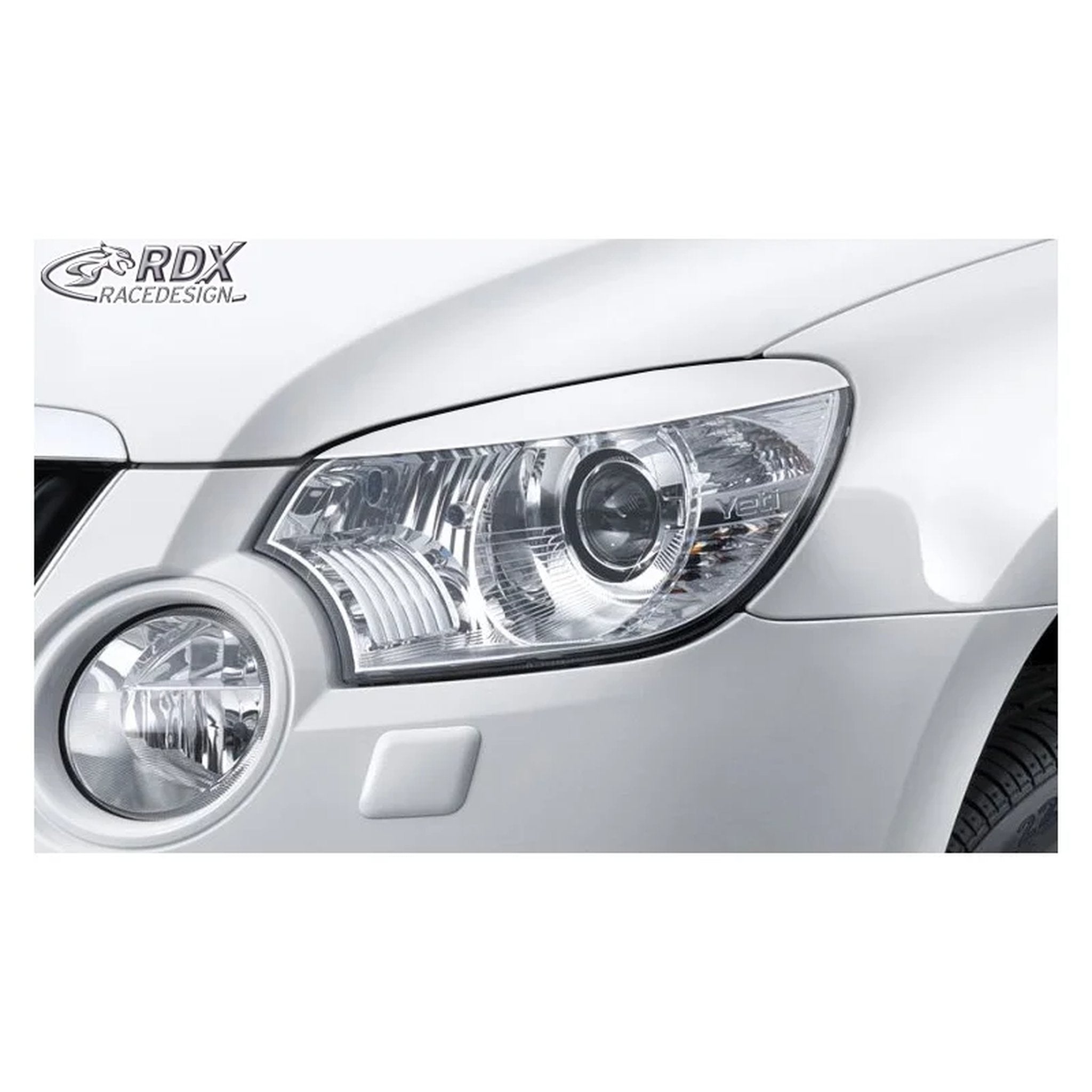RDX Scheinwerferblenden für Skoda Yeti 2009-2013 ABS TÜV