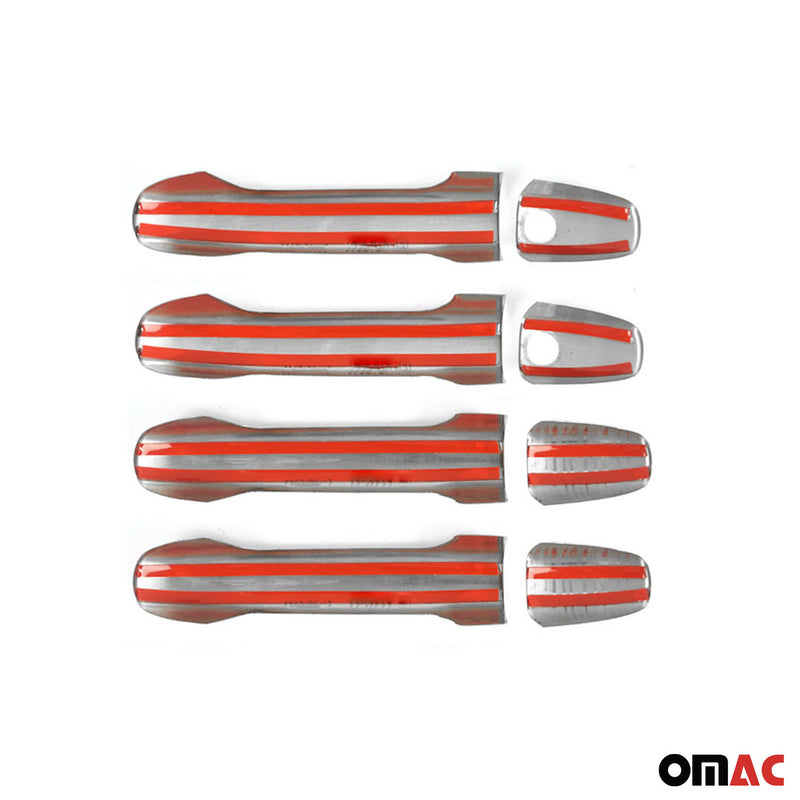 Türgriff Blende Türgriffkappen für Mercedes Sprinter W907 2018-2025 H2 Chrom 8x