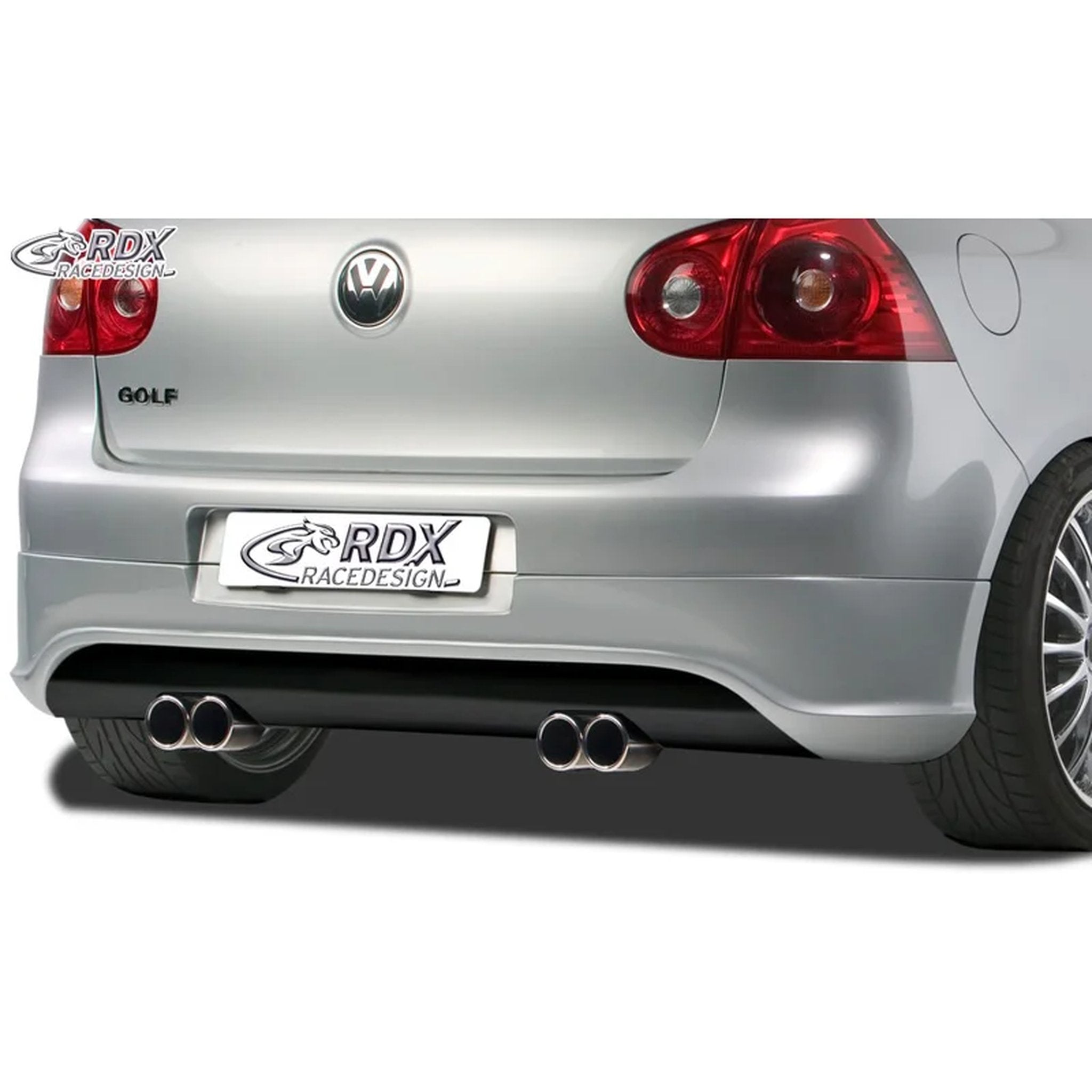 RDX Heckschürzenansatz für VW Golf V R32 Schrägheck 2003-08 Auspuff Links/Rechts