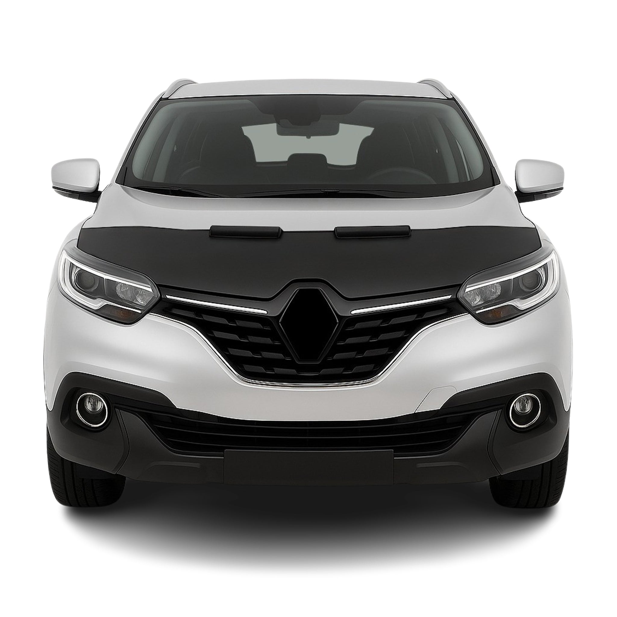 Haubenbra Steinschlagschutz Bonnet Bra für Renault Kadjar 2015-2022 Schwarz Halb
