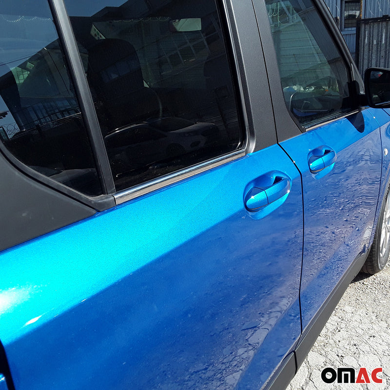 Fensterleisten Zierleisten für Ford Tourneo Courier 2023-2025 Edelstahl 4tlg