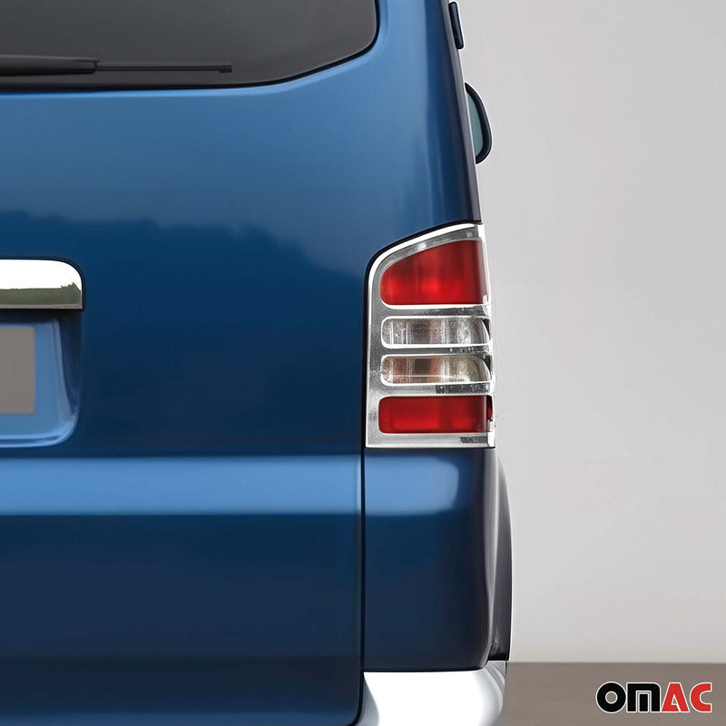 Rücklicht Leisten Heckleuchte für VW Transporter T5 2003-2010 Edelstahl 2tlg