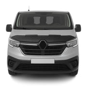Haubenbra Steinschlagschutz für Renault Trafic X82 2020-2026 Schwarz Halb