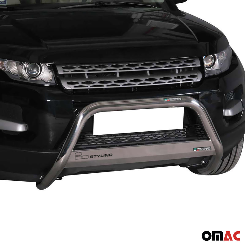 Frontbügel Frontschutzbügel für Range Rover Evoque 2011-2015 ø63mm Stahl Silber