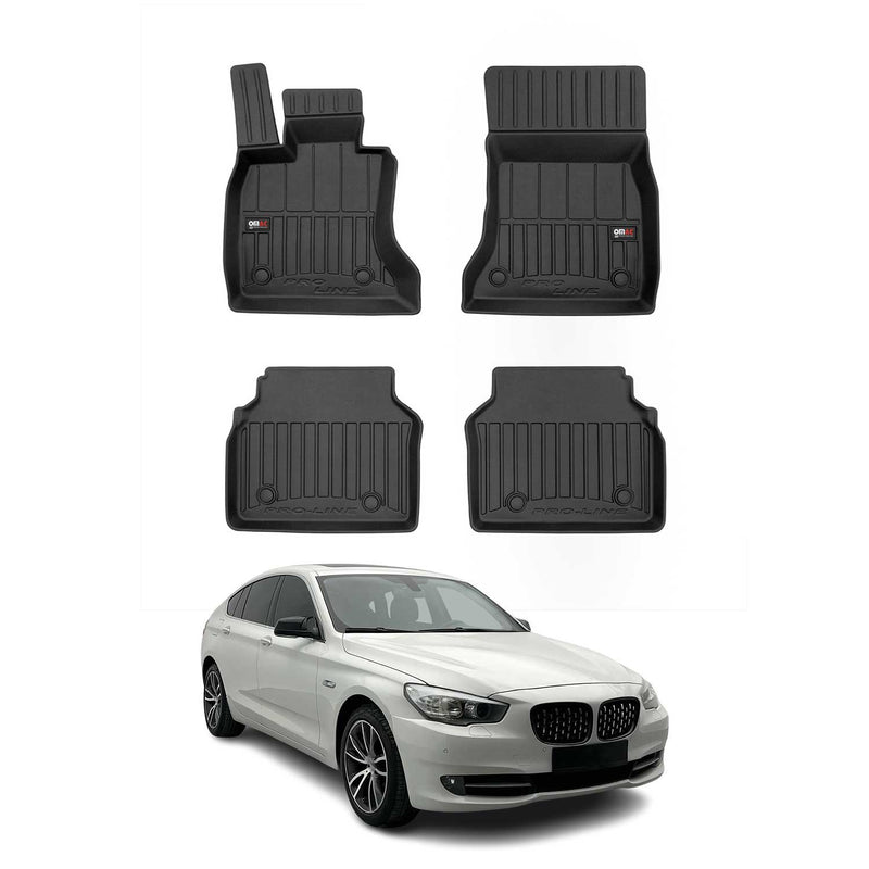OMAC Gummi Fußmatten für BMW 5er Gran Turismo F07 2009-2017 Premium TPE 4x