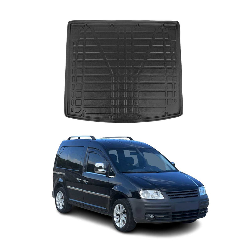 Kofferraumwanne Laderaumwanne für VW Caddy Life 2008-2011 Gummi TPE Schwarz