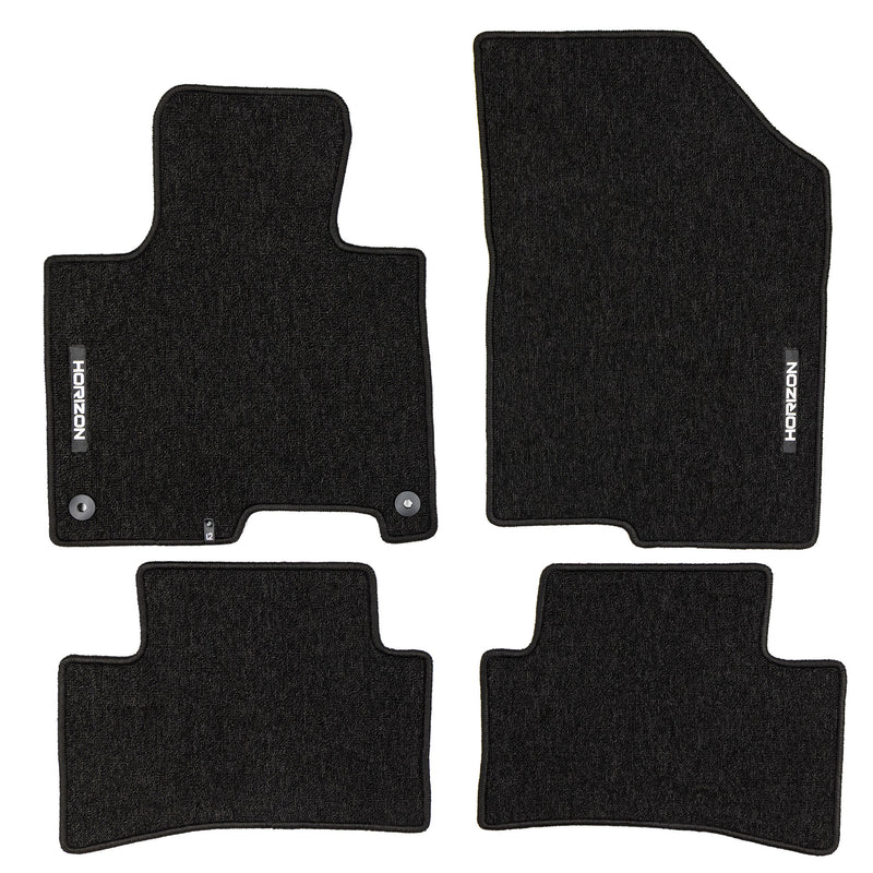 Velours Fußmatten für Kia Sportage V 2021-25 Autoteppich Automatten Schwarz 4tlg