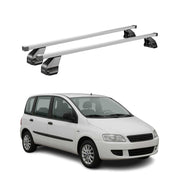 Menabo Dachträger Grundträger für Fiat Multipla 2004-2010 Facelift Stahl Grau 2x