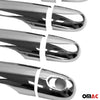 For Mercedes Citan 2012-2021 chrome door handle caps covers stainless steel 4-door 8 pieces