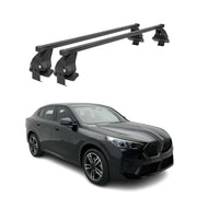Menabo Dachträger Grundträger für BMW iX2 U10 2024-2025 Stahl Schwarz 2tlg