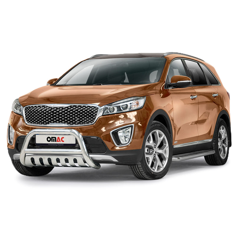 Frontbügel Frontschutzbügel für Kia Sorento 2015-2018 mit ABE Edelstahl Silber