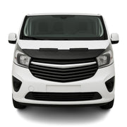 Haubenbra Steinschlagschutz Bonnet Bra für Opel Vivaro B 2014-19 Schwarz Halb