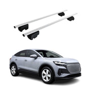 Dachträger Grundtäger für Audi e-Tron 2018-2025 75kg Metall Silber 2 tlg