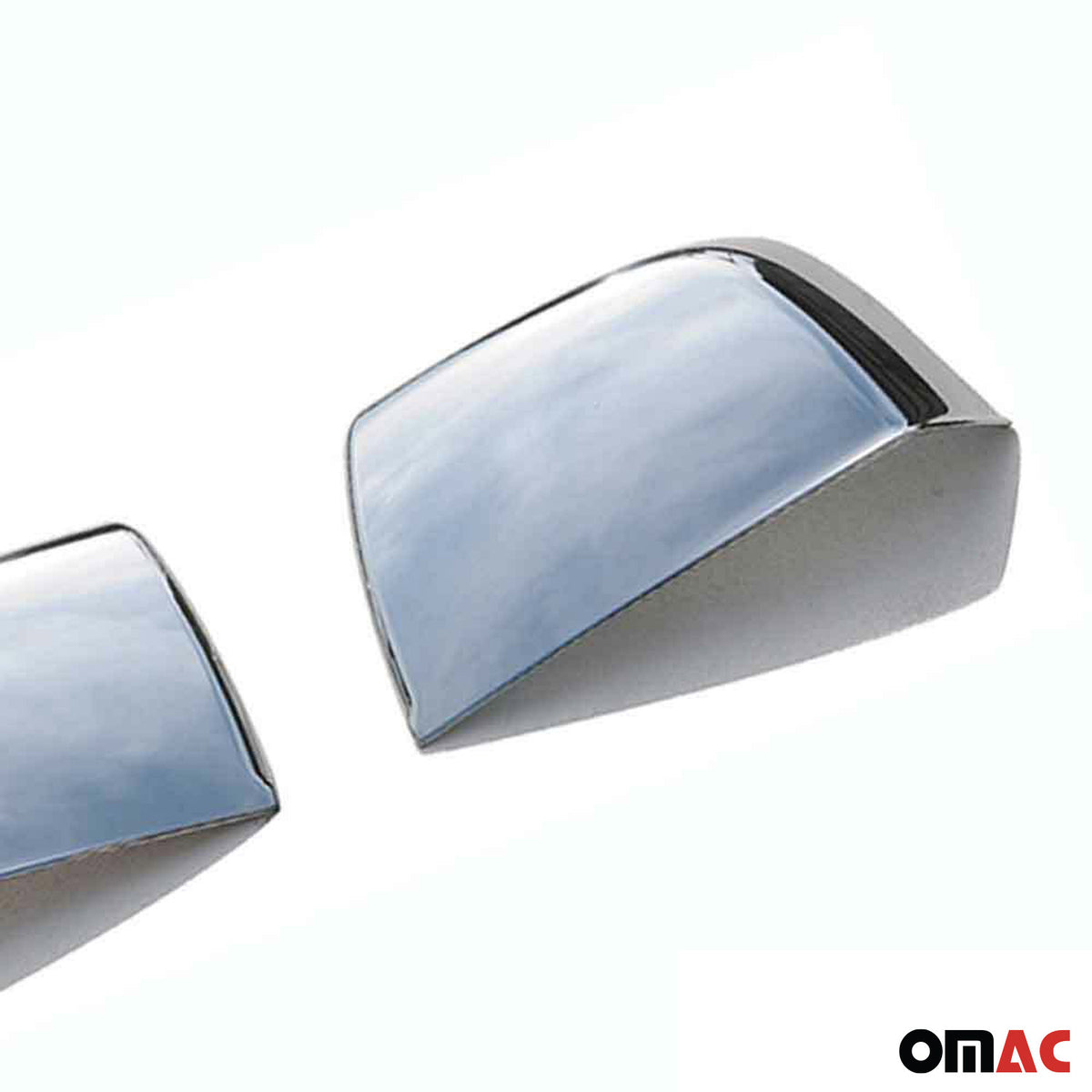 Spiegelkappen Spiegelabdeckung für Opel Combo D 2012-2019 Chrom ABS Silber 2tlg