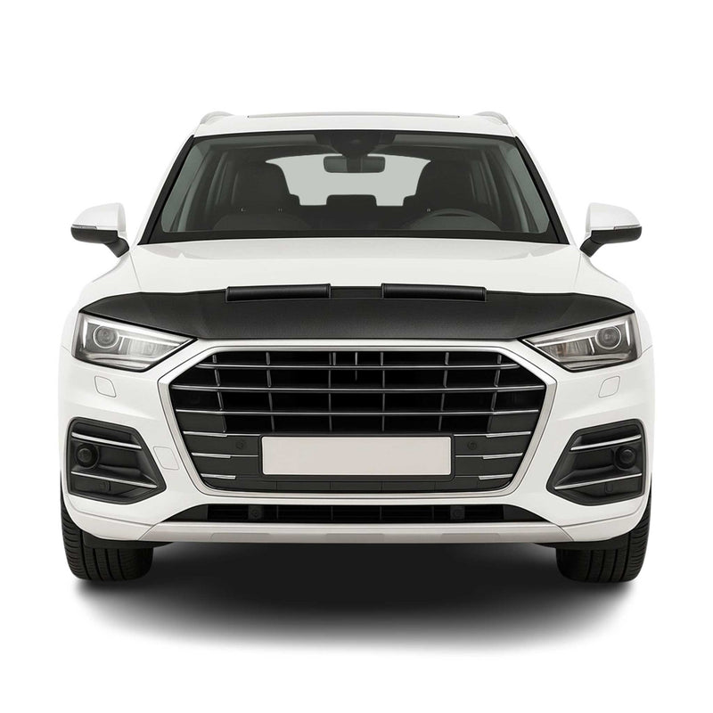 Haubenbra Steinschlagschutz Bonnet Bra für Audi Q5 FY 2017-2024 Schwarz Halb