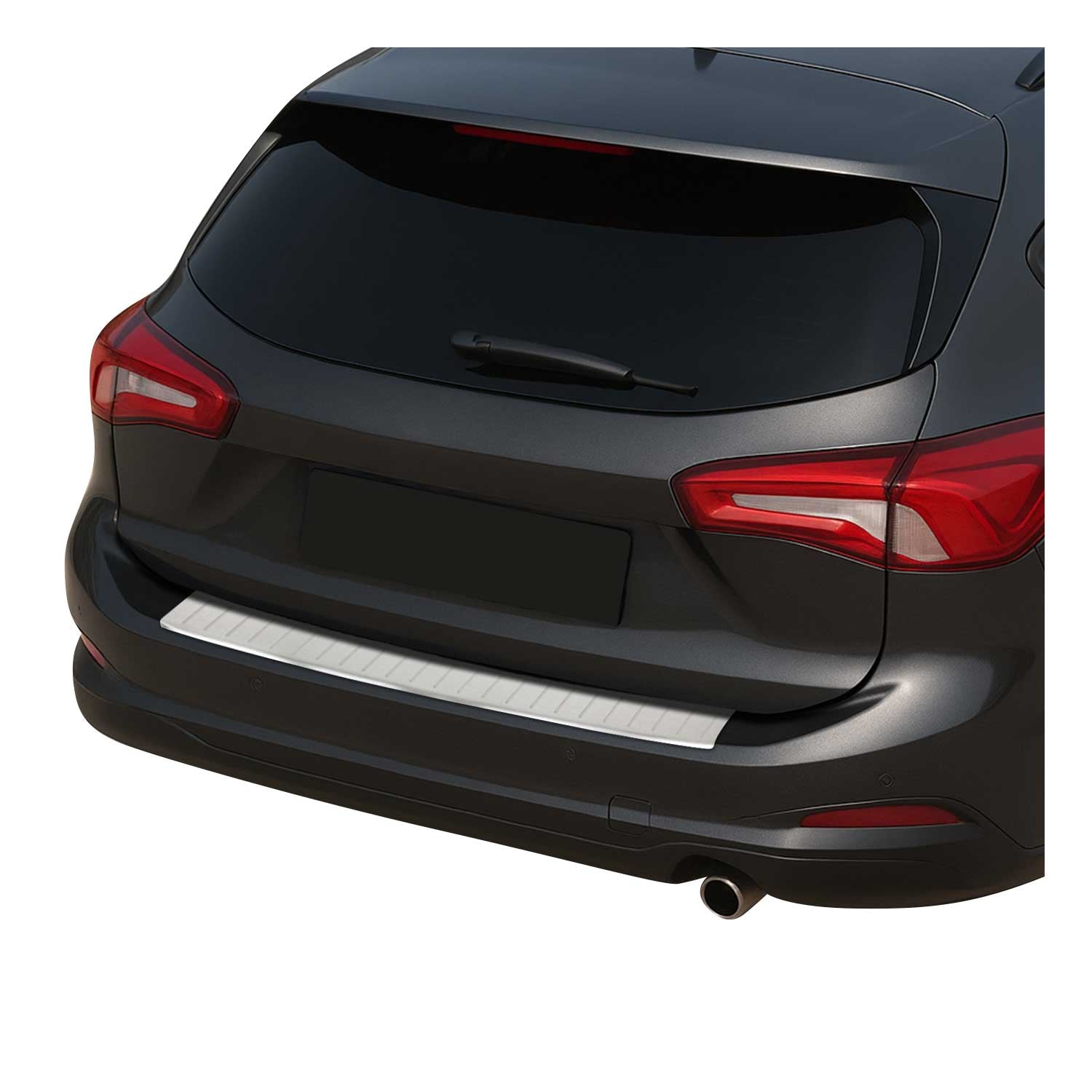 Ladekantenschutz Stoßstange für Ford Focus 4 Turnier 2019-2025 Chrom Gebürstet