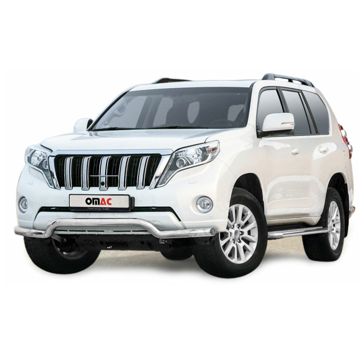 Frontbügel Frontschutzbügel für Toyota Land Cruiser 150 2013-2017 Silber ABE